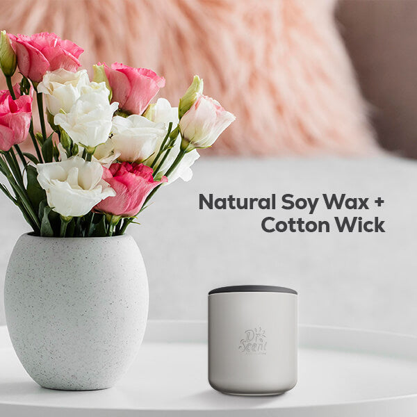 White Rose Candle