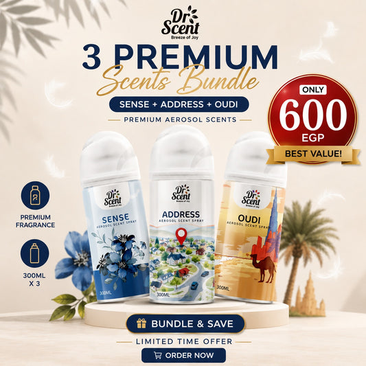 3 Premium Scents Aerosol Bundle